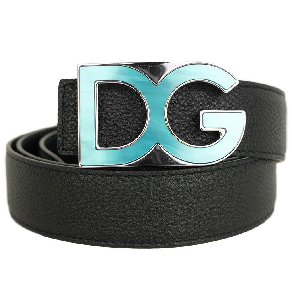 

Черный ремень из телячьей кожи Dolce & Gabbana, Black
