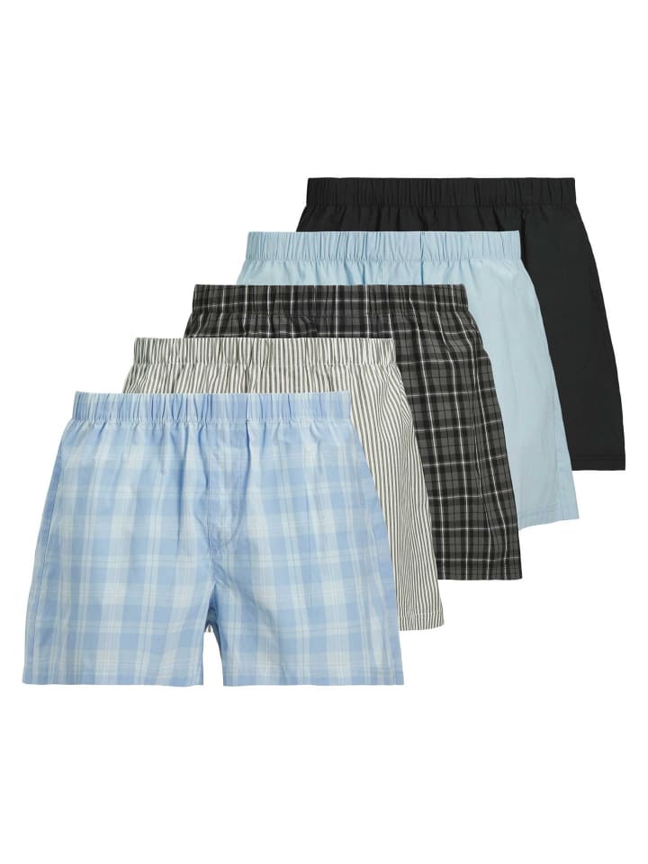 

Боксерские трусы Jack & Jones, цвет schwarz/grau/blau