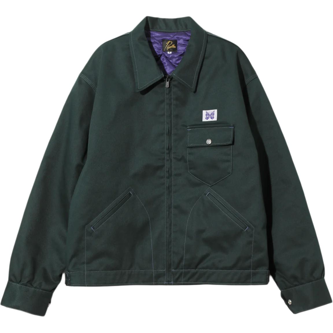 

FW25 Рабочая куртка PE/C твил куртка Unisex Needles, зеленый