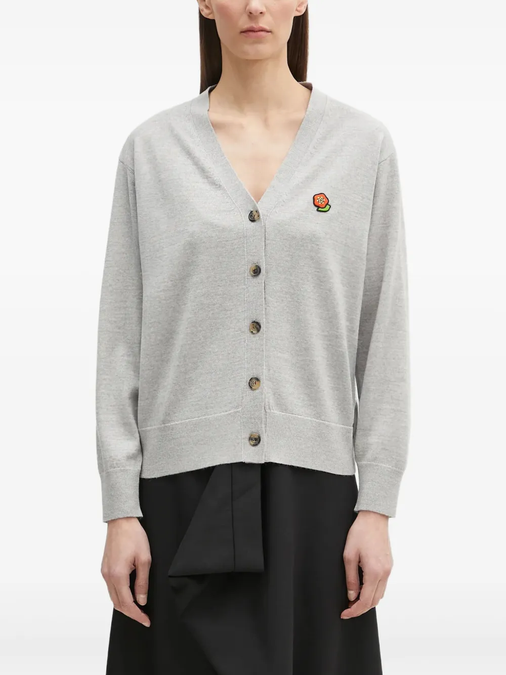 

Шерстяной кардиган KENZO, серый