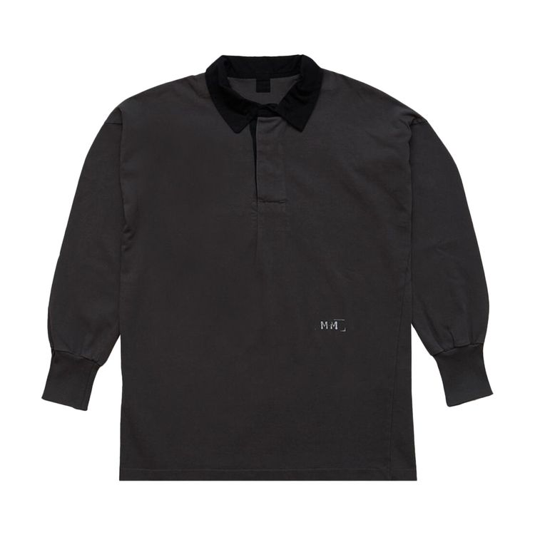 

Топ Maison Margiela Long-Sleeve Polo Top 'Grey', серый