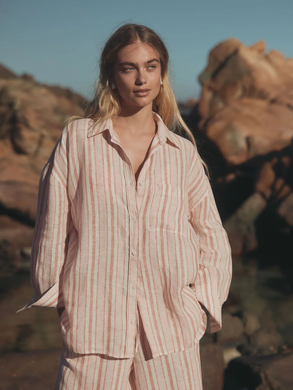 Блузка 'N. Premium' Next, Peach/Lobster — фото 2