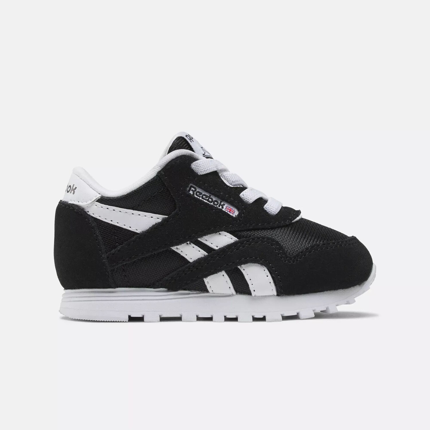 Классические нейлоновые кроссовки Reebok, черно-белый