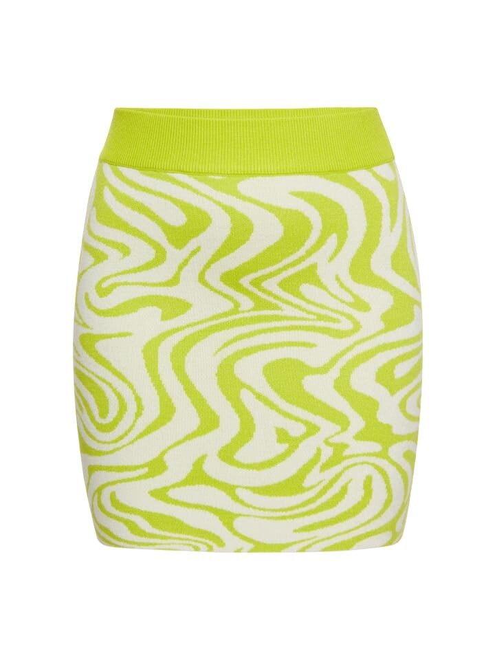 

Мини-юбка Swirly, цвет wollweiss limette