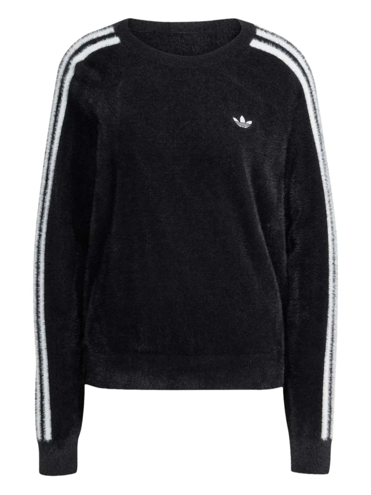 

Свитер с круглым вырезом Adidas, черный