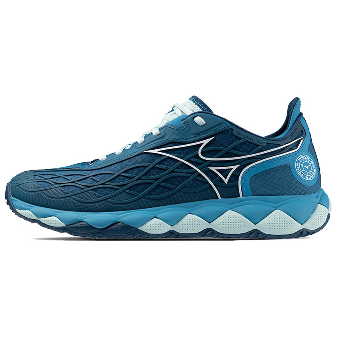 

Mizuno Мужские и женские теннисные туфли Megalodon Shock Absorbers устойчивые к истиранию противоскользящие светло-голубые, цвет Light Blue