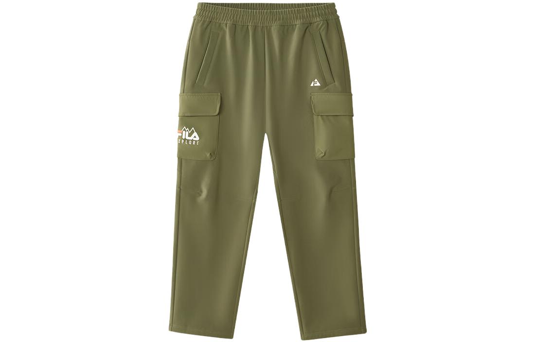 

FILA KIDS Брюки милитари зеленые подростковые