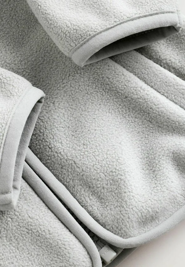 Куртка из микрофлиса стандартного кроя Next, Grey — фото 4
