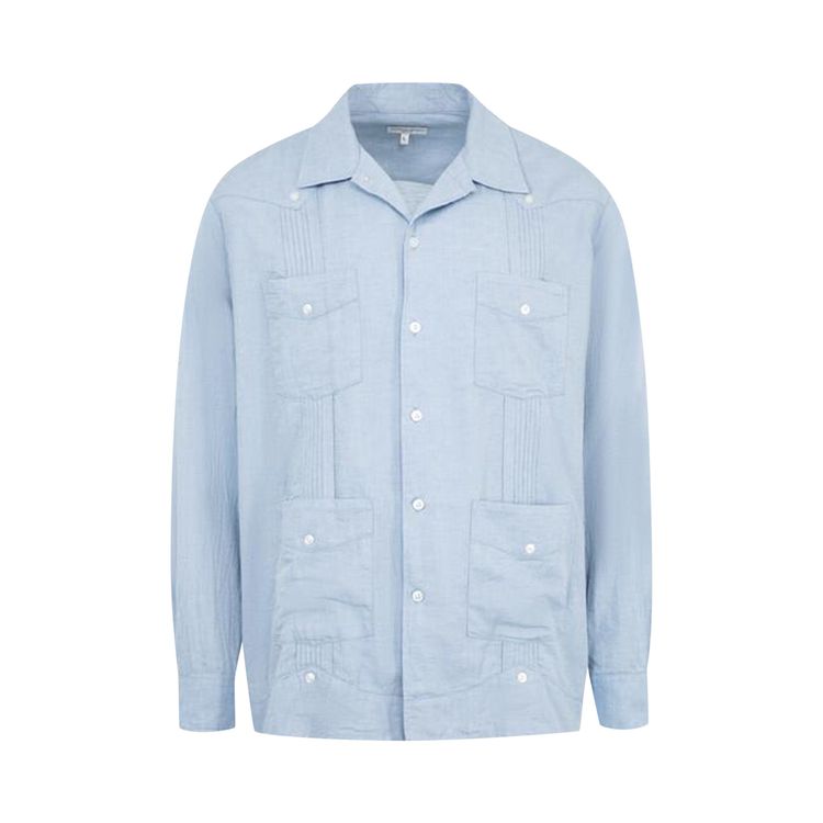 

Рубашка Engineered Garments Guayabera Shirt 'Light Blue', синий
