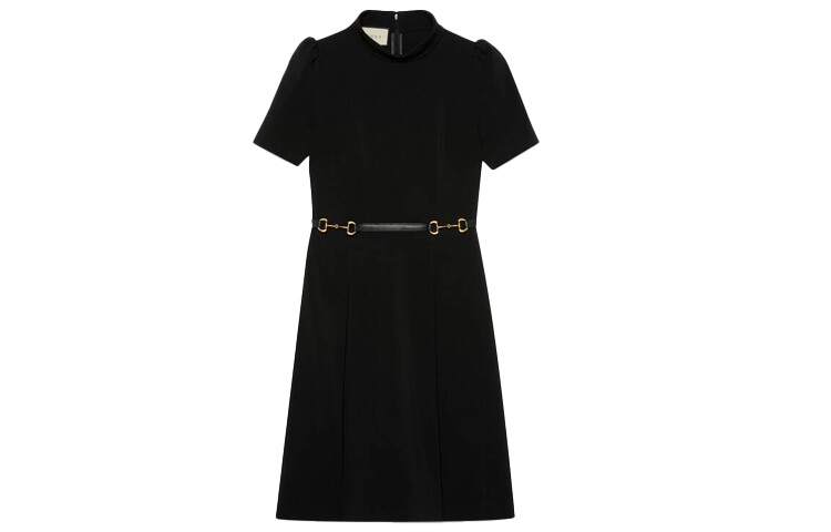 

GUCCI Женское платье с шортами и рукавами, цвет Black