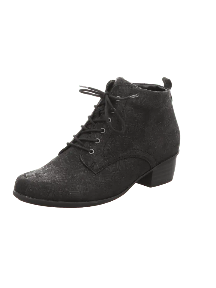 

Ботильоны WALDLÄUFER Stiefel Ungefüttert Bequem Kurz Ungefüttert Haifi, черный