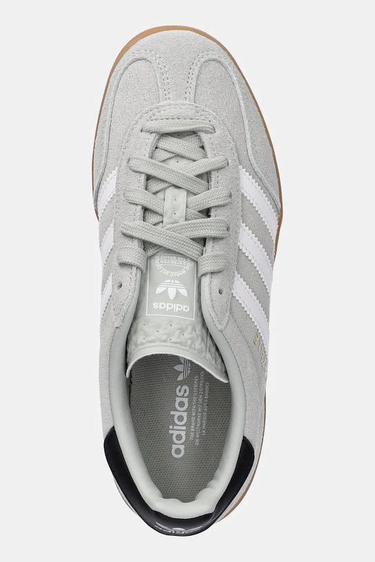 Детские кроссовки Gazelle Indoor Adidas Originals, серый — фото 4