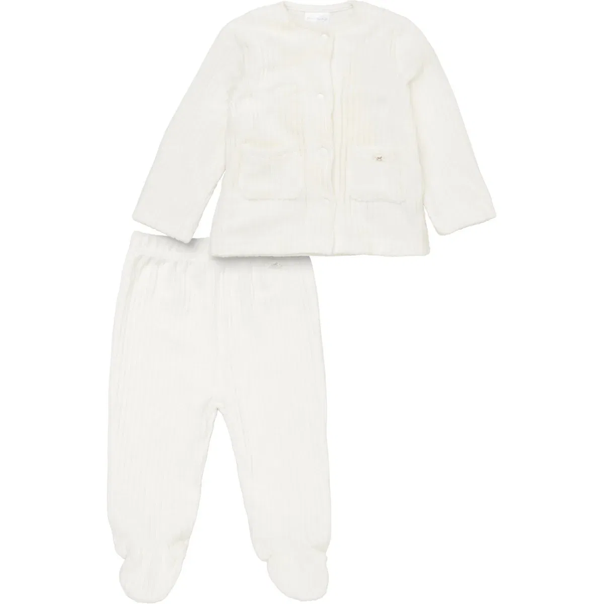 Детская куртка с капюшоном Rock a Bye Baby Boutique, белый