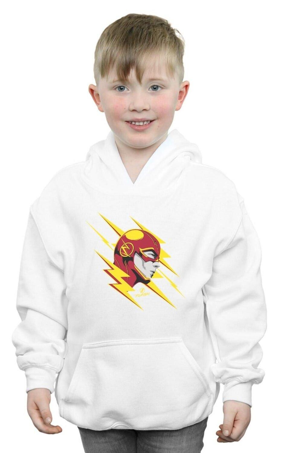 

Толстовка с портретом Flash Lightning DC Comics, белый