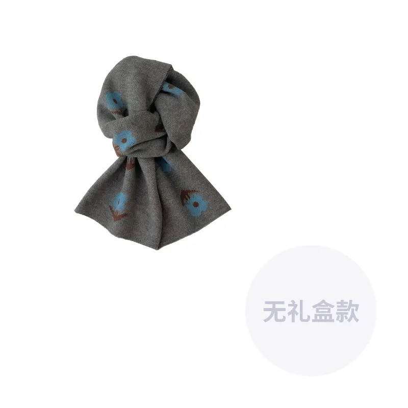 

Вязаный шарф женский, Gray