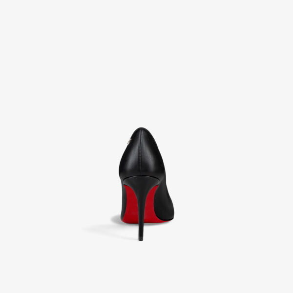 Спортивные кожаные туфли Kate 85 на каблуке Christian Louboutin, черный — фото 2