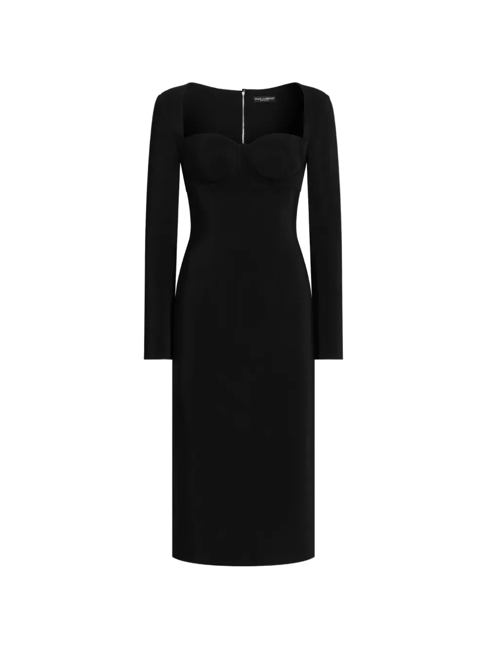 Платье-футляр Cady Dolce & Gabbana, черный