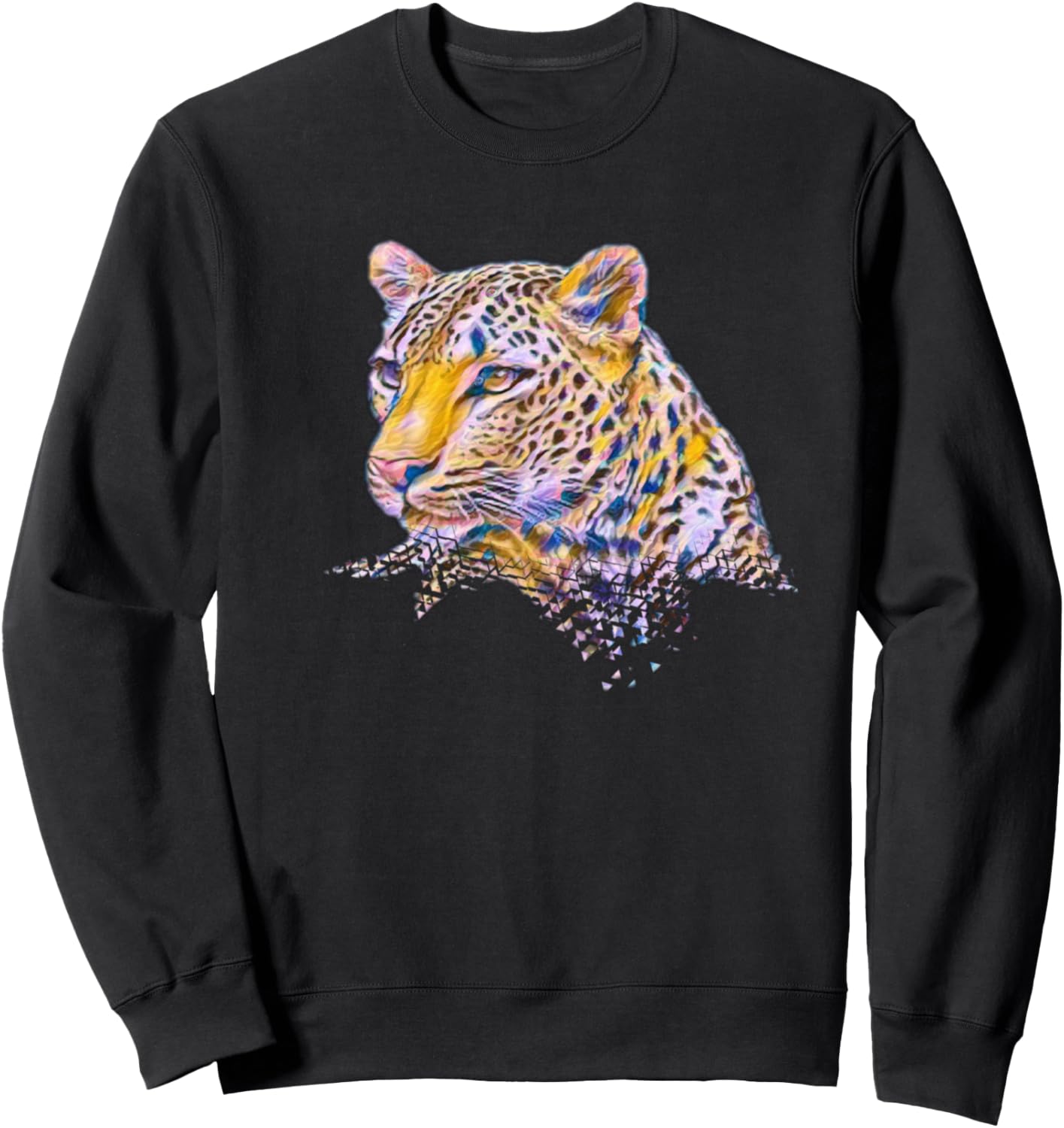 

Толстовка с леопардовым принтом, черная Leopard - Leopard Leopard Men Women Kids Boys Gift