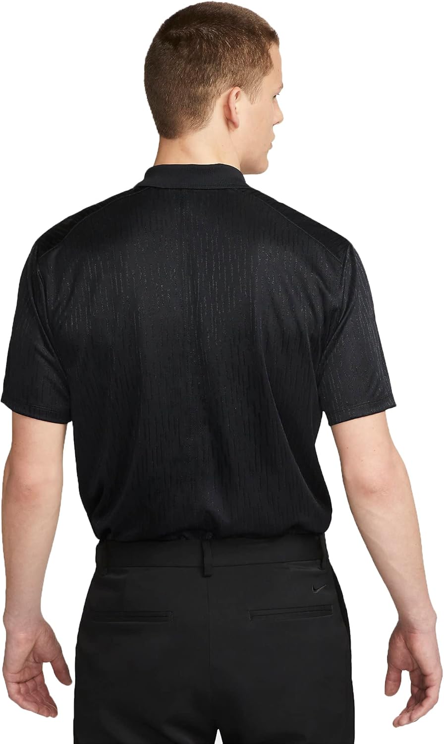 

Мужская футболка-поло для гольфа Nike Dri-FIT Victory+, Black/White