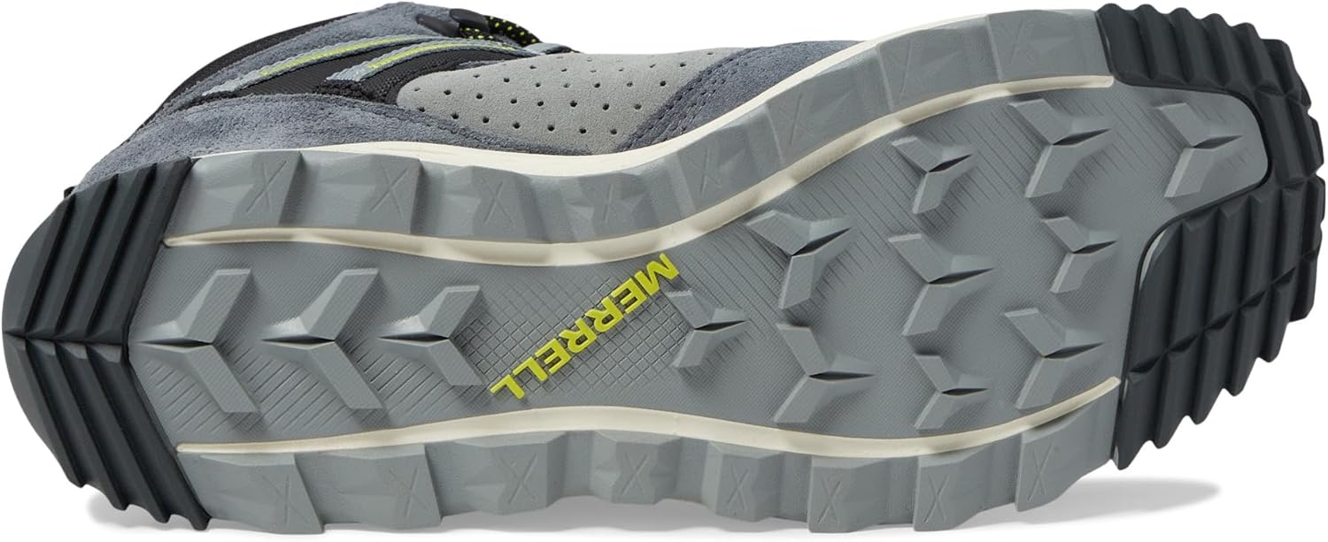 Мужские водонепроницаемые кожаные ботинки Merrell Wildwood Mid, Granite — фото 3