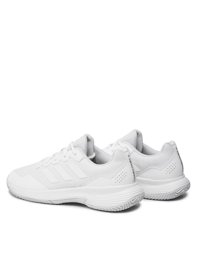 Теннисные кроссовки Gamecourt 2.0 Tennis Shoes IG9568 Adidas, белый — фото 3