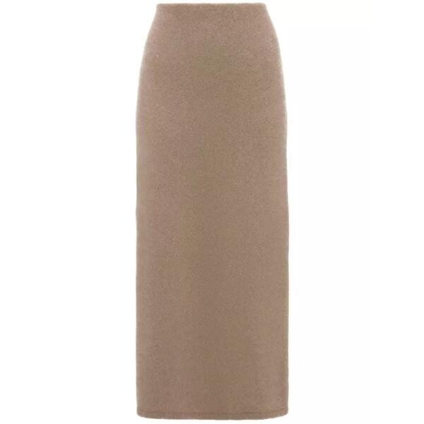 

Юбка side-slit tube skirt J.W. Anderson, коричневый
