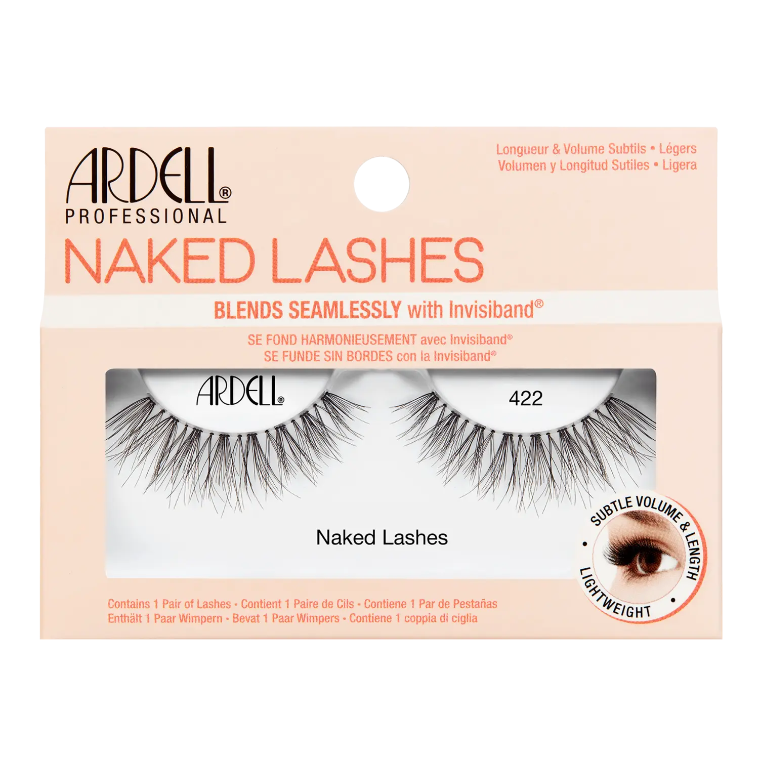 

Накладные ресницы на полоске Ardell Naked Lashes 422, 1 упаковка