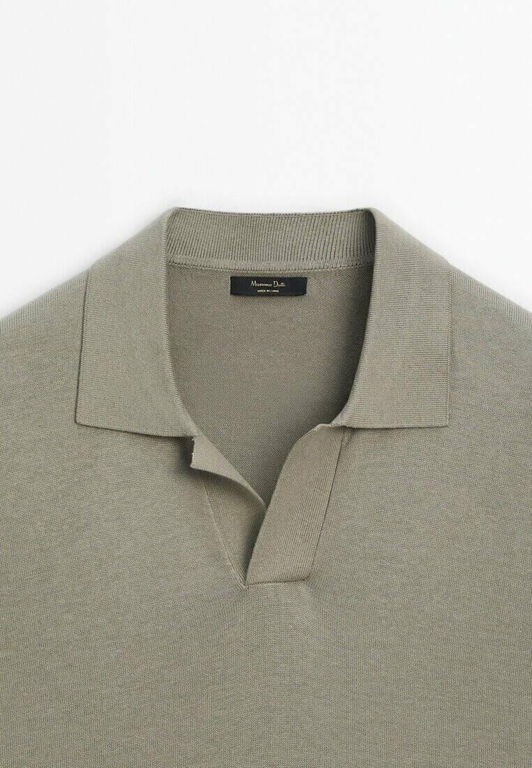 

Рубашка поло Massimo Dutti, хаки