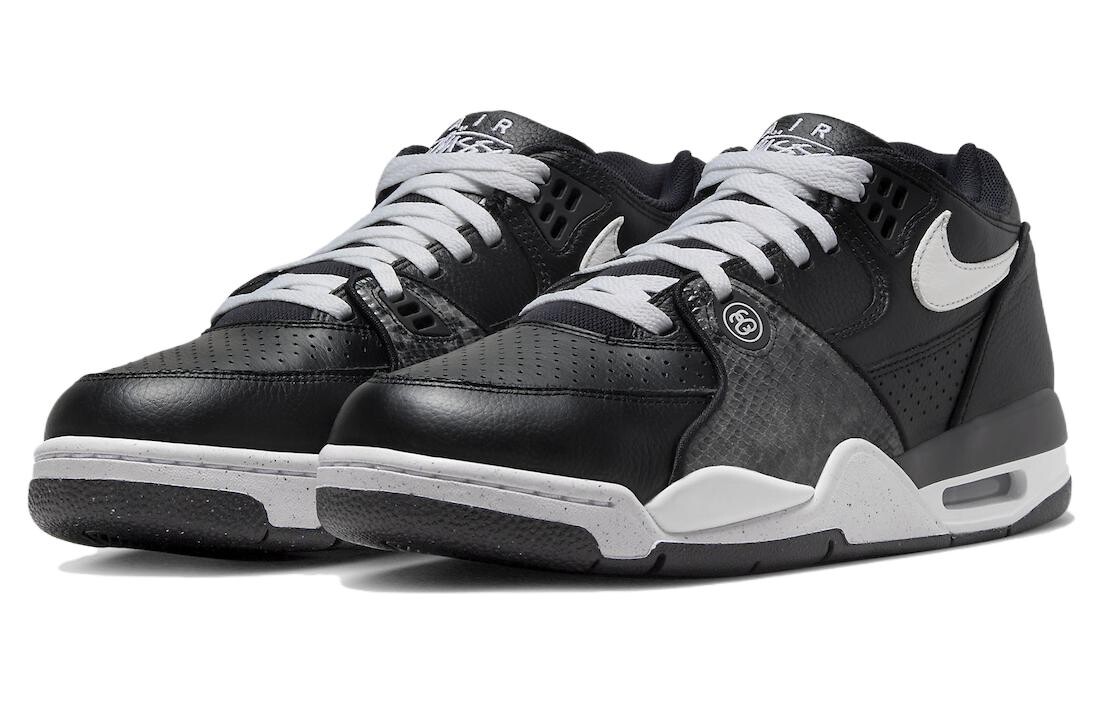 Мужские баскетбольные кроссовки Nike Air Flight 89 Vintage, Black/White — фото 3