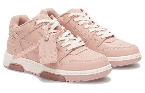 Кроссовки out of office low-top sneaker 'pink white' Off-White, розовый — фото 2