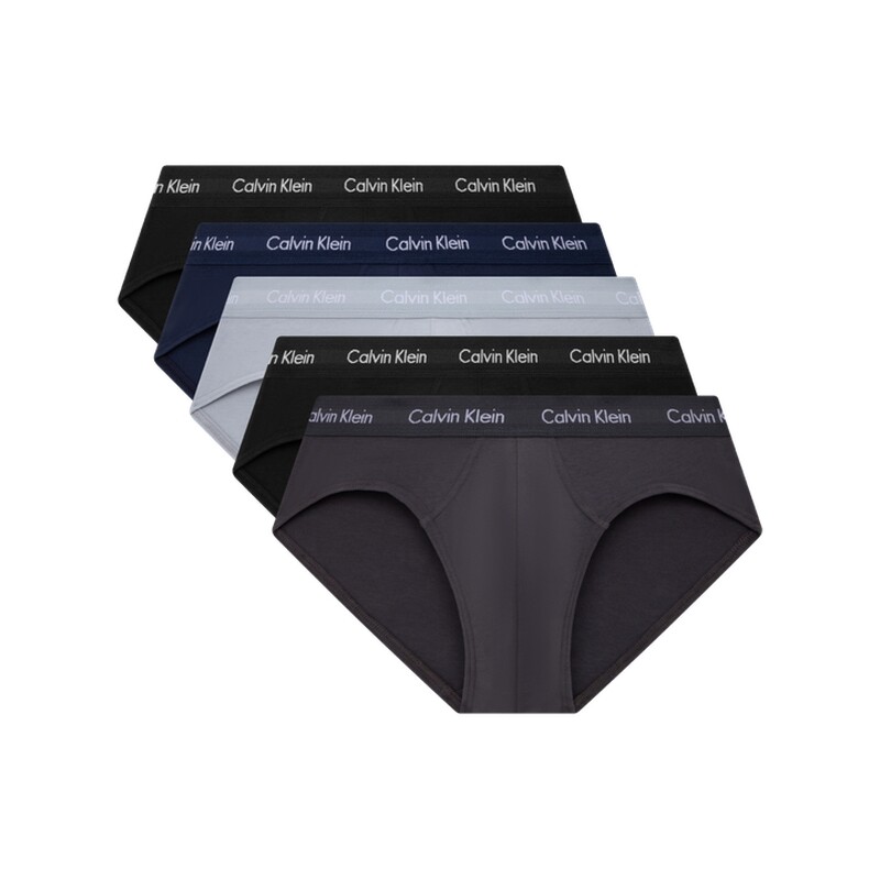 

Трусы хлопковые мужские Calvin Klein, серый / синий