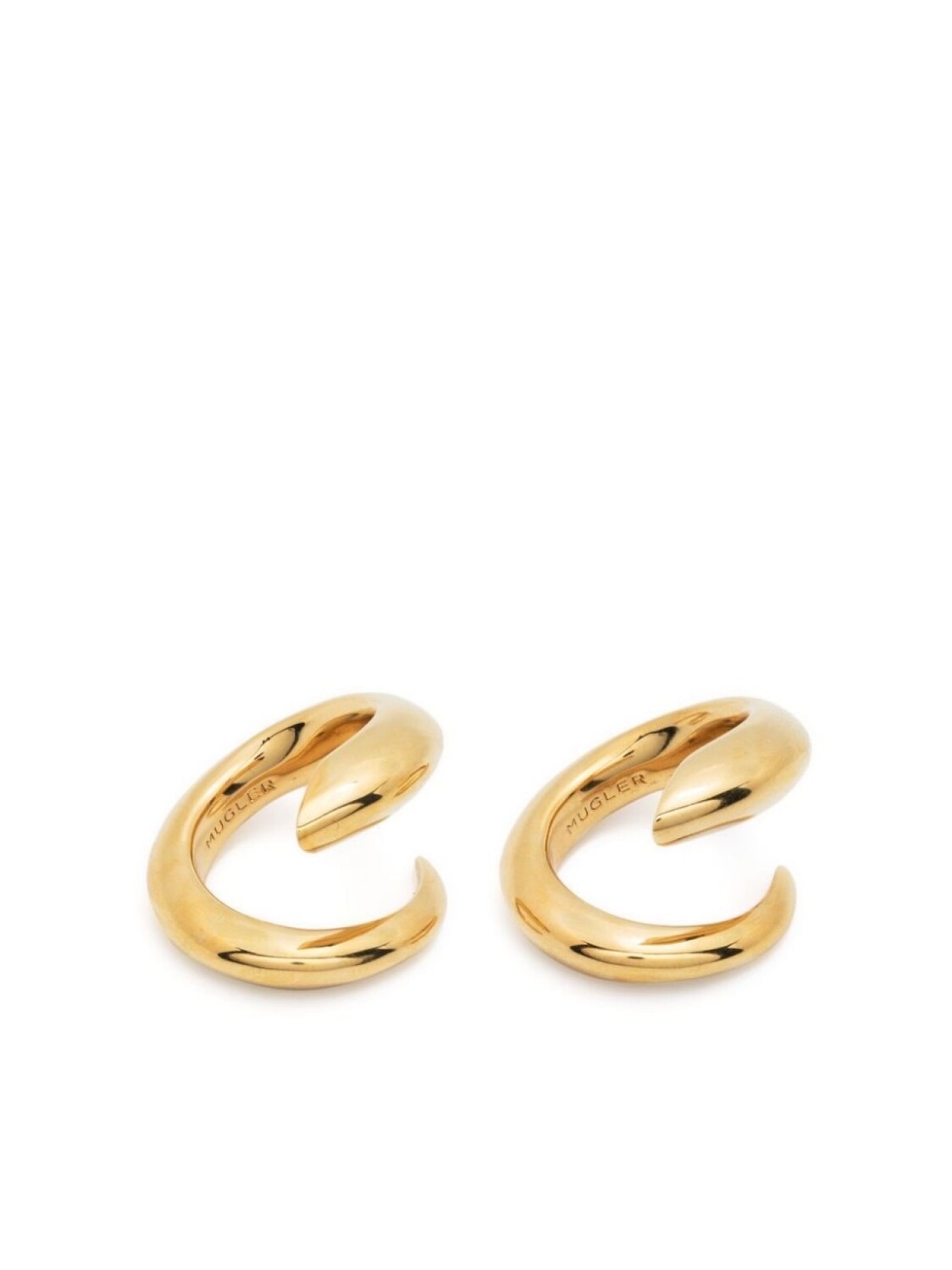 

Незамкнутое кольцо Mugler, золотой