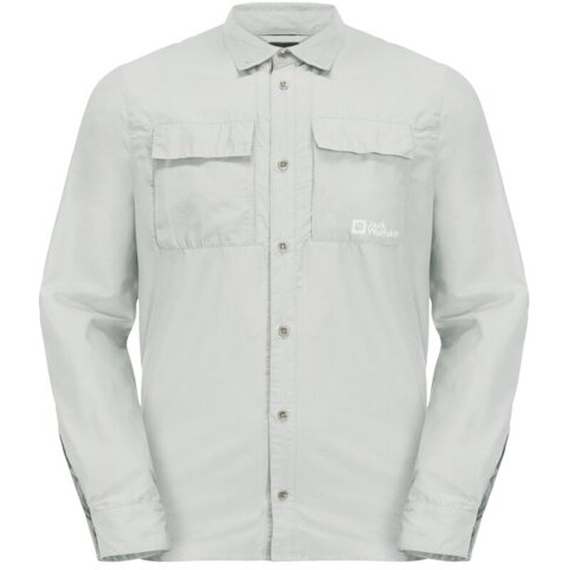 

Рубашка барьерная л/с рубашка м Jack Wolfskin, серый