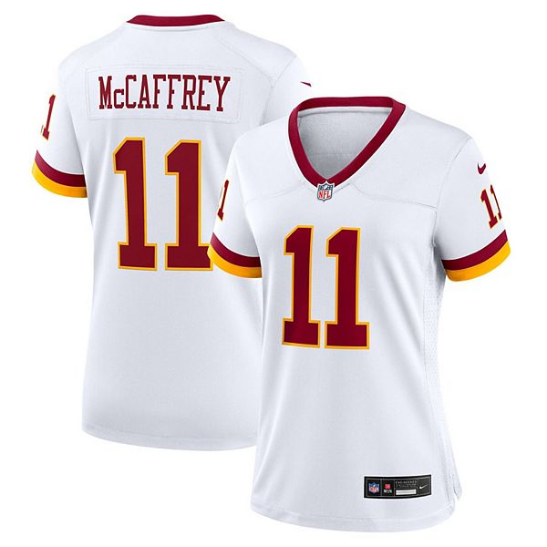 

Женская футболка Luke McCaffrey White Washington Commanders Super Bowl Era Nike