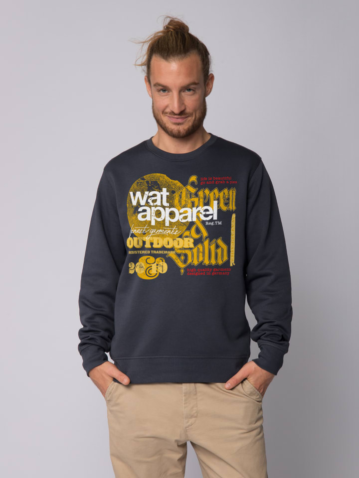 

Толстовка wat Apparel LIMITED EDITION LOGO PRINT 02, цвет india ink grey