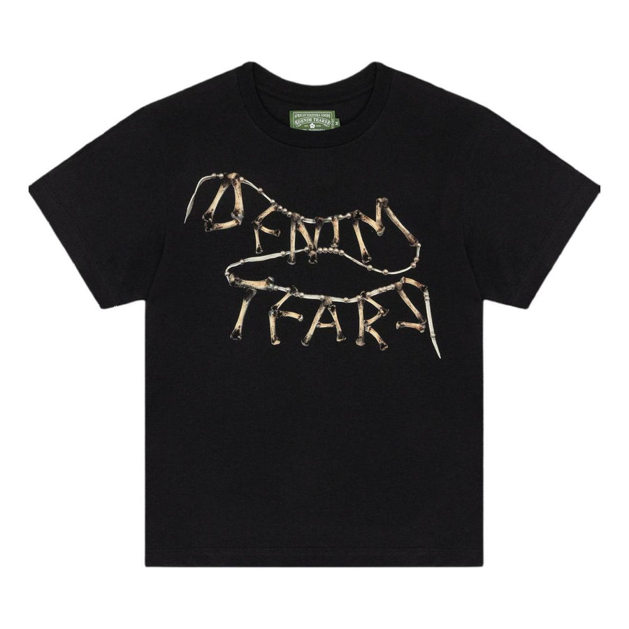 

Футболка Denim Tears SS24 Kiss My Grits Tee 'Black', черный