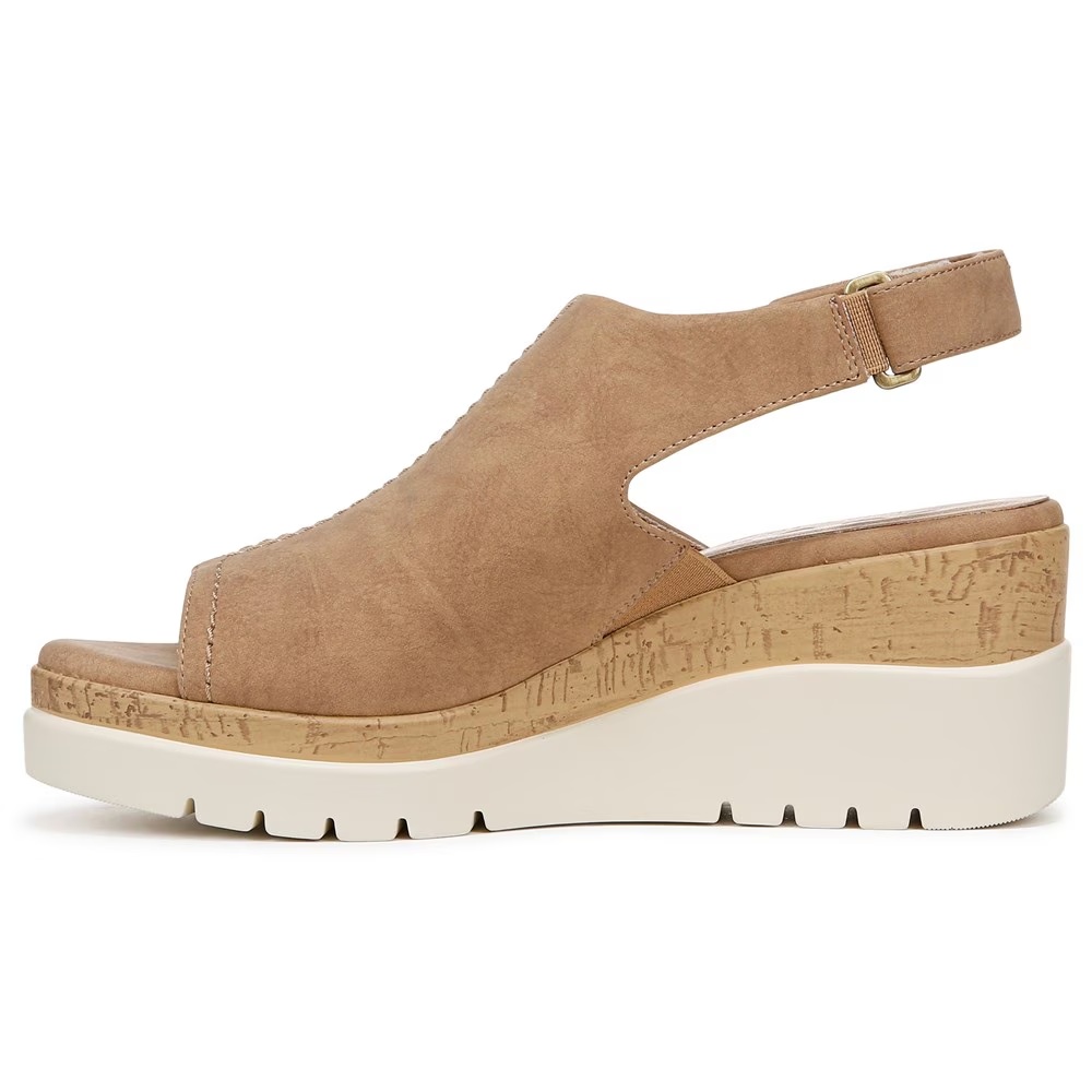 Босоножки на танкетке Giselle от Soul Naturalizer, birchwood brown faux nubuck — фото 4
