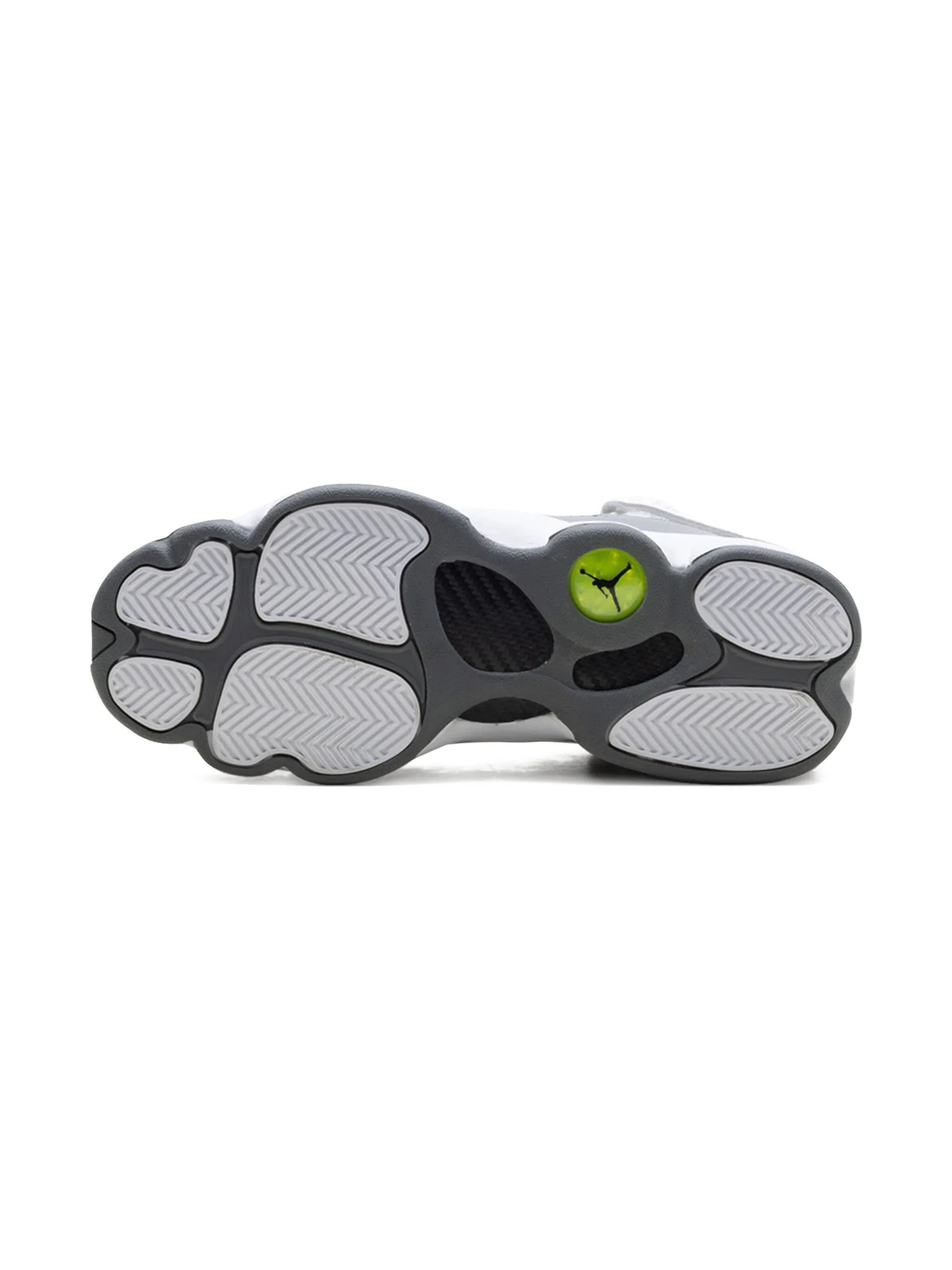 Кроссовки Air Jordan 6 Rings White/Cool Jordan Kids, серый — фото 4