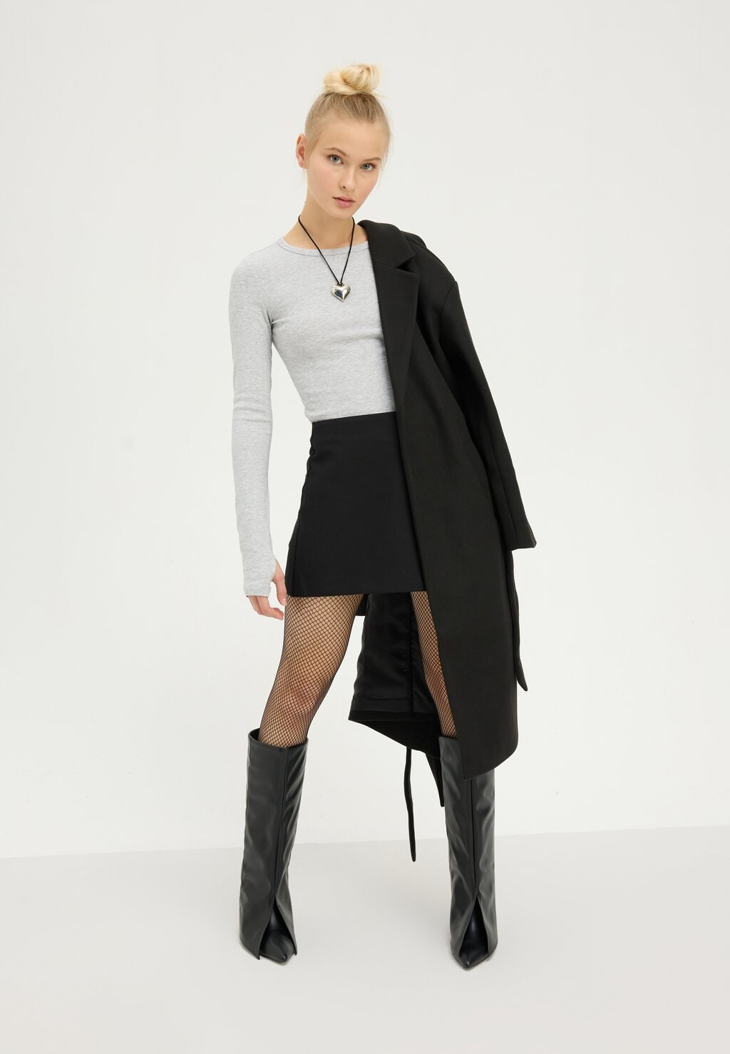 

футболка с длинным рукавом Double Pack Even&Odd, цвет grey/black