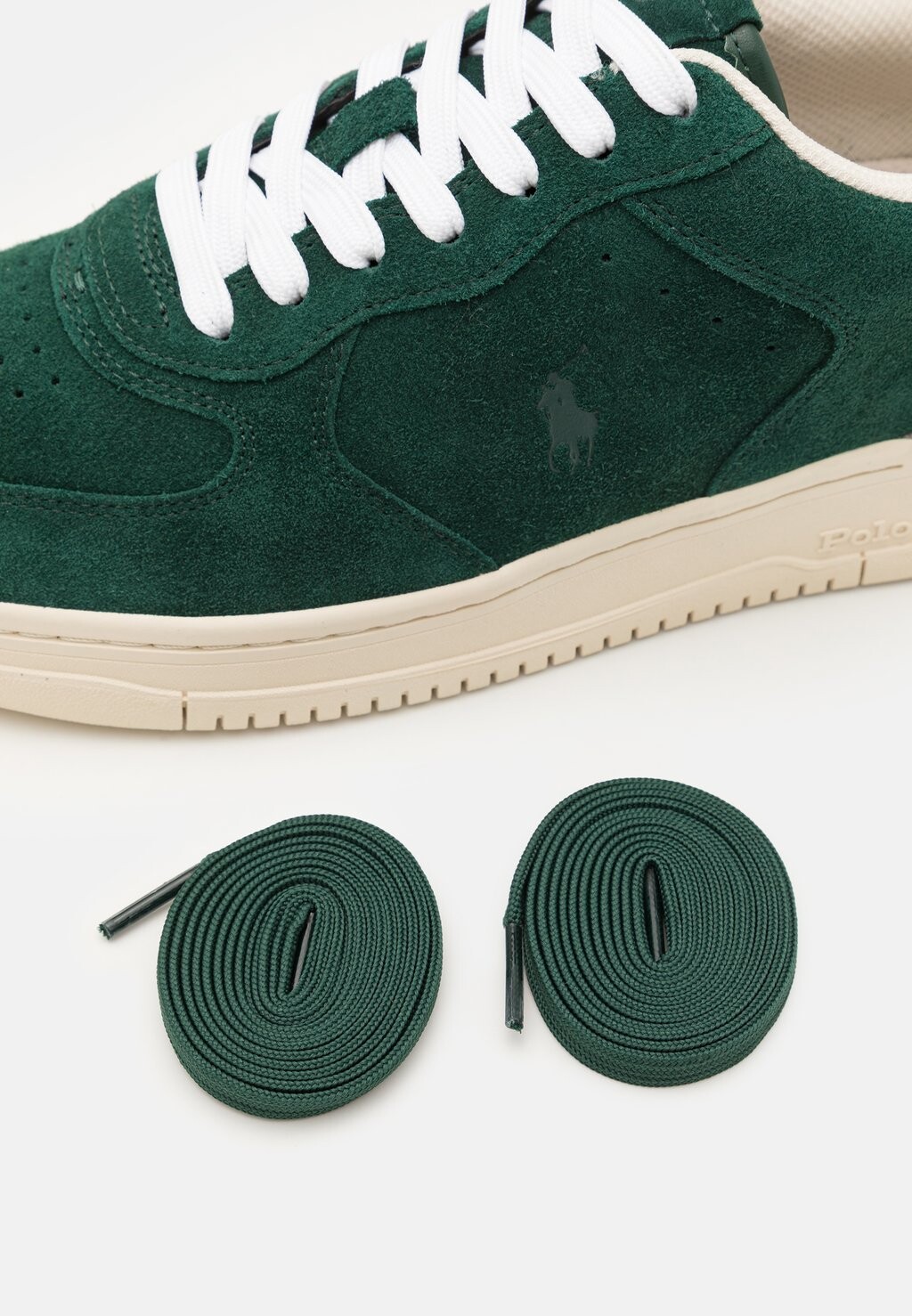 

Кроссовки на шнуровке MASTERS COURT SUEDE SNEAKER Ralph Lauren, темно-зеленый