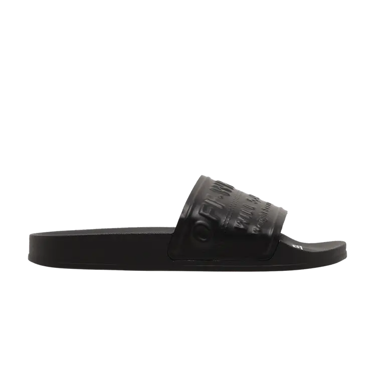 Сандалии Off-White Off-White Wmns Pool Sliders 'Black', черный
