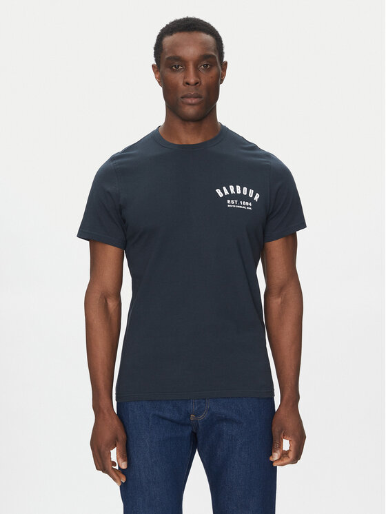 

Футболка приталенного кроя Preppy MTS0502NY31 Barbour, синий