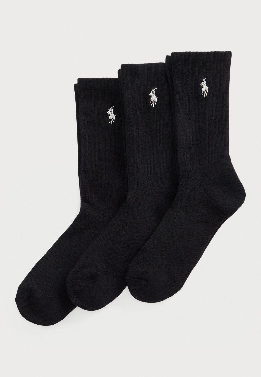 

Носки CUSHIONED SPORT CREW SOCK 3 PACK Polo Ralph Lauren, черный