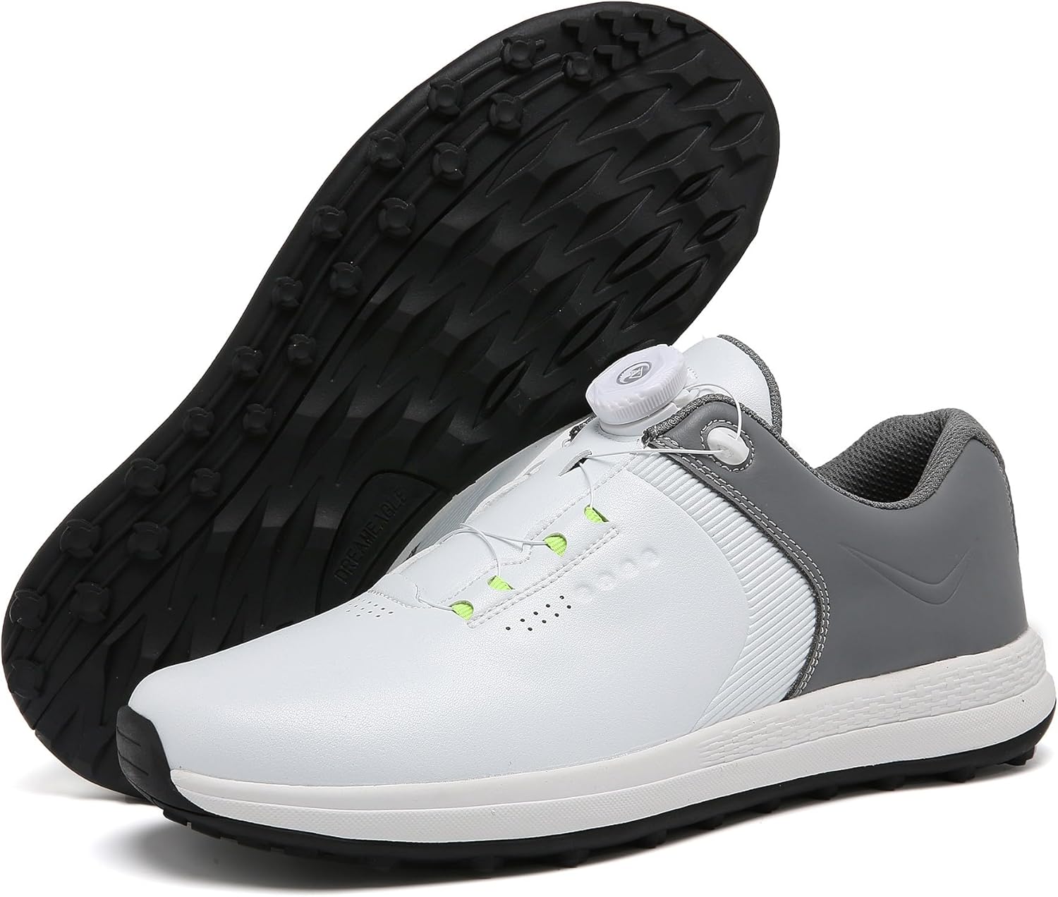 

Мужские гольф-кроссовки с противоскользящей резиновой подошвой Mdsneccon, белый/серый