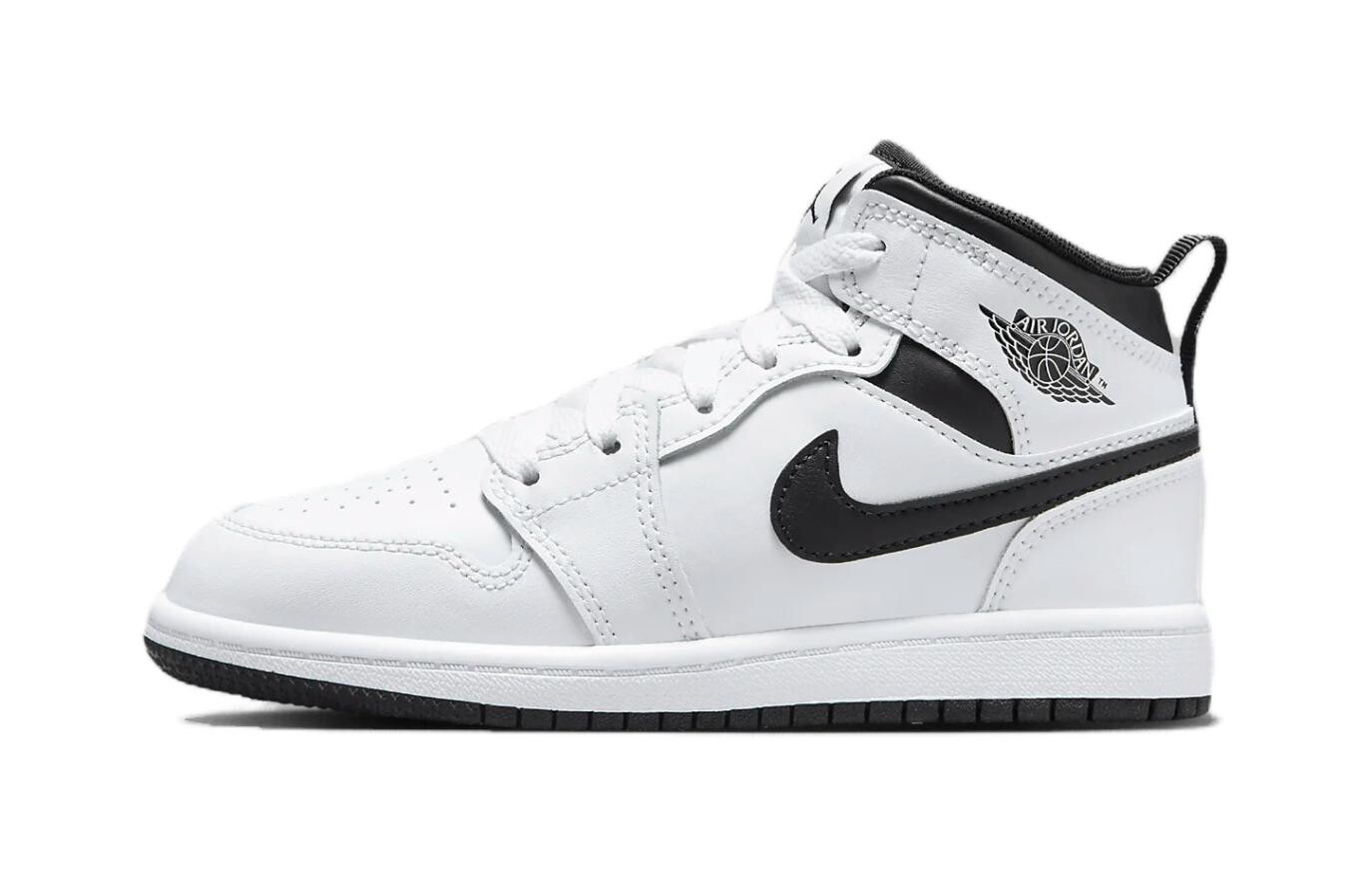 

Jordan Air Jordan 1 Детские кроссовки для скейтбординга PS, Black/White