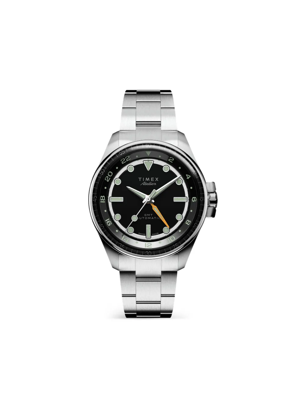 

Наручные часы Atelier GMT24 M1a 40 мм Timex, черный