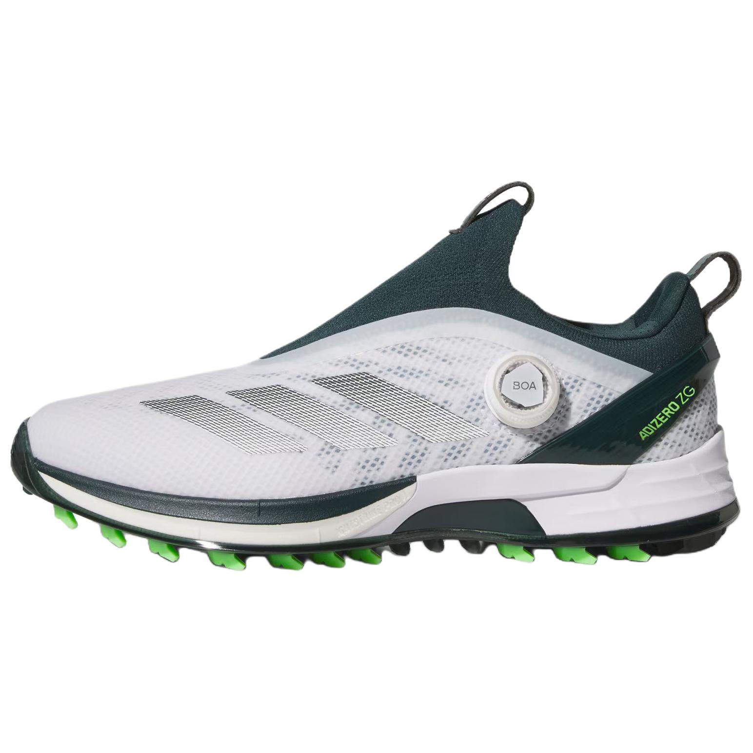 

Adidas Кроссовки для гольфа Adizero ZG, износостойкие, низкие, мужские, белые, зеленые