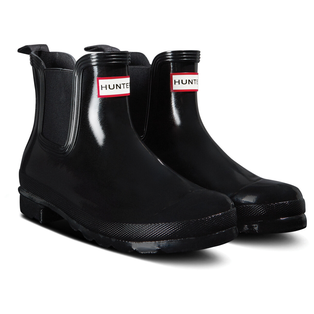 

Резиновые сапоги Hunter Boots Women's Original Chelsea Gloss, черный
