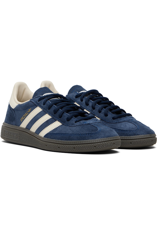Adidas Originals Специальные кроссовки для гандбола темно-синего цвета — фото 4