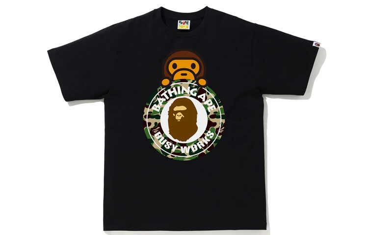 

Футболка мужская A Bathing Ape, белый/синий